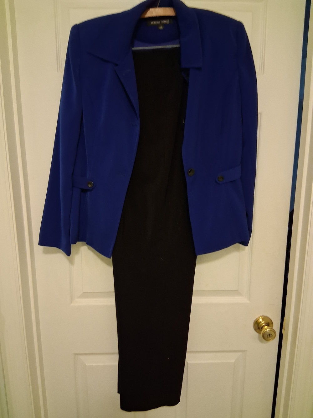 Classic Women's Blue Pantsuit